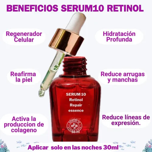 COMBO JABON ACLARANTE + SERUM RETINOL