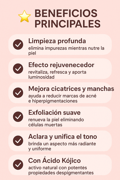 COMBO JABON ACLARANTE + SERUM RETINOL